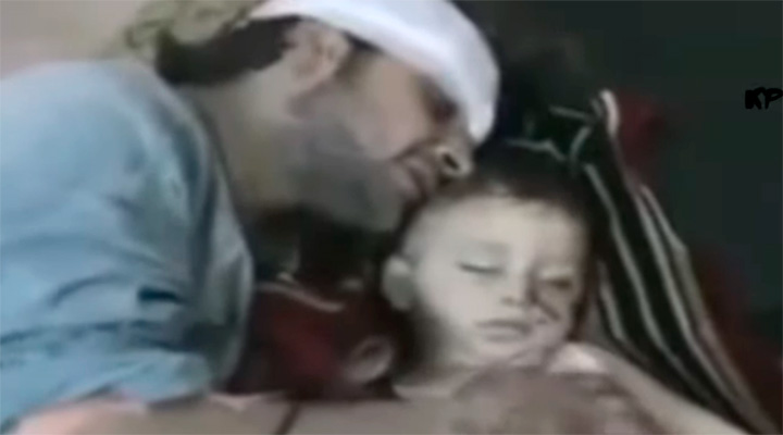 Русские охотятся на младенцев в Сирии ВИДЕО