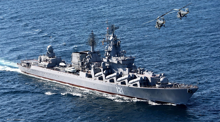 Уничтожение крейсера «Москва» тяжелейший психолгический и военных удар по России 
