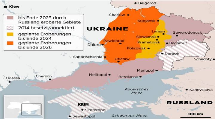 Россия надеется захватить Харьков, Запорожье, Днепр и продолжать войну до 2026 года?