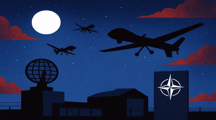 Российские дроны над ядерной базой НАТО 