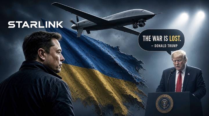 Илон Маск нанес удар в спину Украине на фоне заявление Трампа о «проигранный войне»